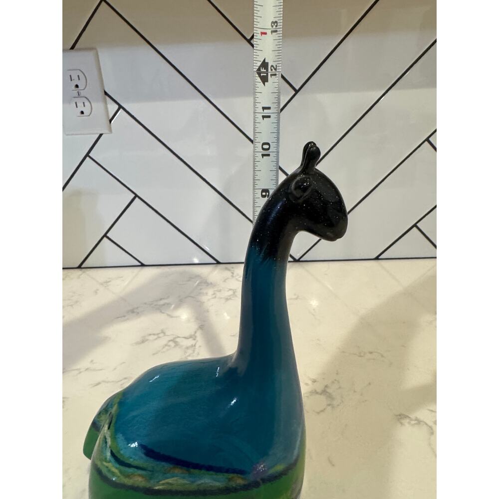 Vintage Mid-Century Modern Whimsical Hand Painted Ceramic Giraffe Figurine 11" H - Picture 10 of 10